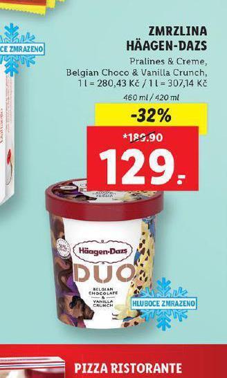 Lidl Häagen - dazs zmrzlina nabídka