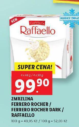 Lidl Zmrzlina ferrero rocher dark nabídka