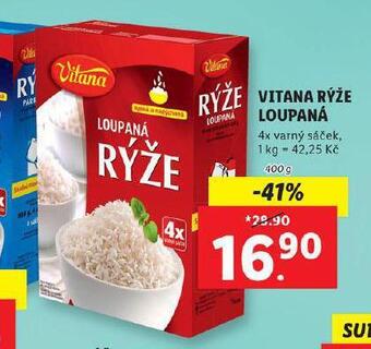 Lidl Vitana rýže loupaná nabídka
