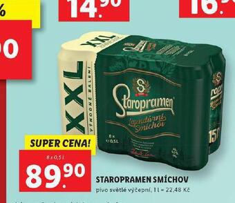 Lidl Pivo staropramen smíchov nabídka