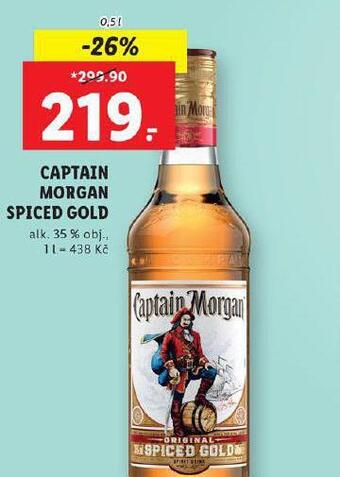 Lidl Captain morgan spiced gold nabídka