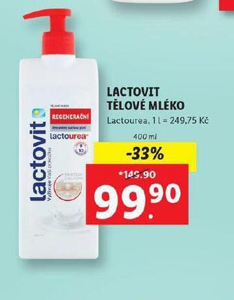 Lidl Lactovit tělové mléko nabídka
