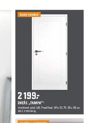OBI Dveře tampa nabídka
