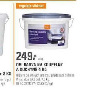 OBI Obi barva na koupelny a kuchyně nabídka