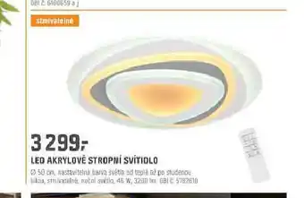 OBI Led akrylátové stropní svítidlo nabídka