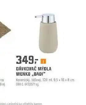 Dávkovač mýdla wenko badi