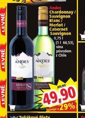 Norma Andes cabernet sauvignon nabídka
