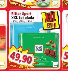 Norma Ritter sport xxl čokoláda nabídka