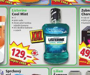 Norma Listerine cool mint ústní voda nabídka