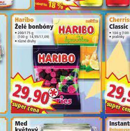 Norma Haribo želé bonbóny nabídka
