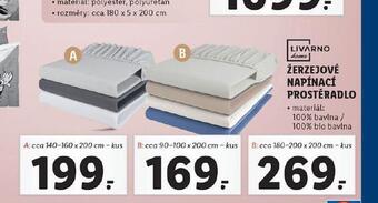 Lidl Žerzejové napínací prostěradlo 180-200x 200 cm nabídka