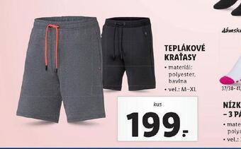 Lidl Teplákové kraťasy nabídka