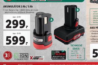 Lidl Akumulátor 5 ah nabídka