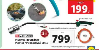 Lidl Plynový likvidátor plevele / podpalovač grilu nabídka