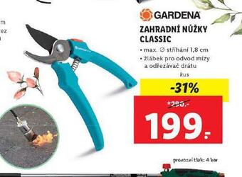 Lidl Zahradní nůžky classic nabídka