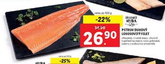 Lidl Pstruh duhový lososovitý filet nabídka
