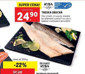 Lidl Treska obecná nabídka