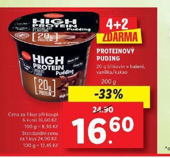 Lidl Proteinový puding nabídka