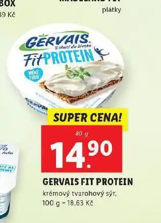 Lidl Gervais fit protein nabídka