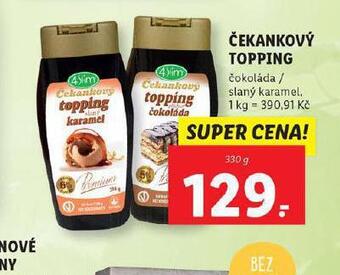 Lidl Čekankový topping nabídka