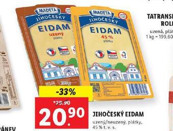 Lidl Jihočeský eidam nabídka
