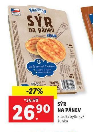 Lidl Sýr na pánev nabídka
