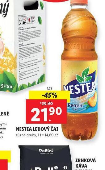 Lidl Nestea ledový čaj nabídka