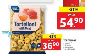 Lidl Tortelloni nabídka