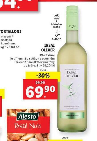 Lidl Irsai olivér nabídka
