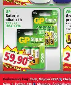 Norma Gp batarei alkalická nabídka