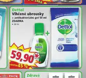 Dettol vlhčené ubrousky