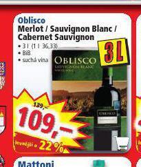 Norma Oblisco merlot nabídka