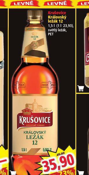 Norma Pivo krušovice 12 královský ležák nabídka