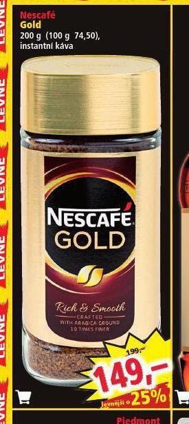 Norma Nescafé gold instantní káva nabídka