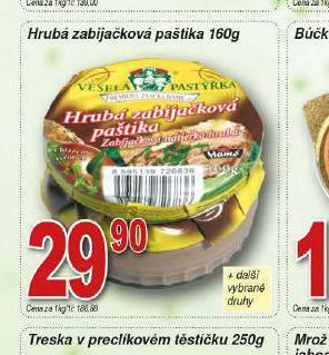 Lidl Hrubá zabijačková paštika nabídka