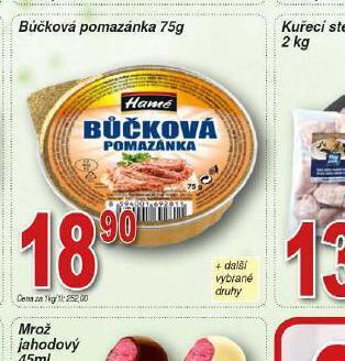 Lidl Bůčková pomazánka nabídka