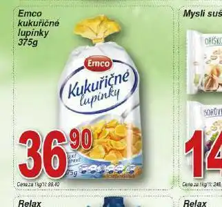 Lidl Emco kukřuičné lupínky nabídka