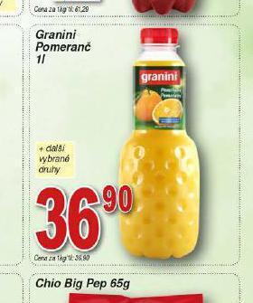 Lidl Granini pomeranč nabídka