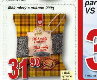 Lidl Mák mletý s cukrem nabídka