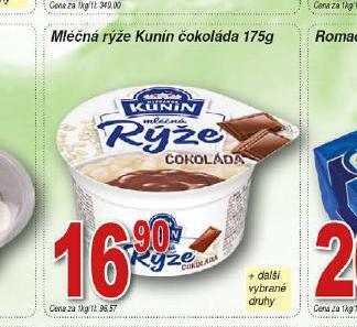 Lidl Mléčná rýže kunín nabídka