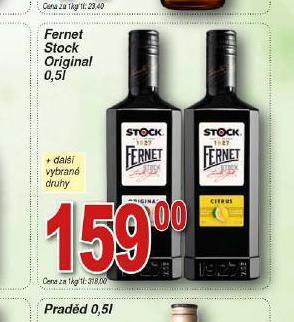 Lidl Fernet stock original nabídka
