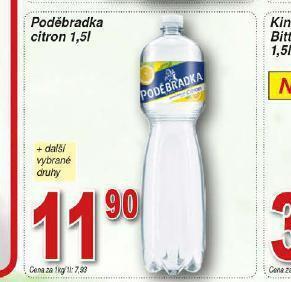 Lidl Poděbradka citron nabídka