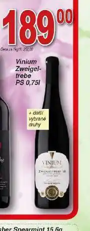 Lidl Vinium zweigeltrebe nabídka