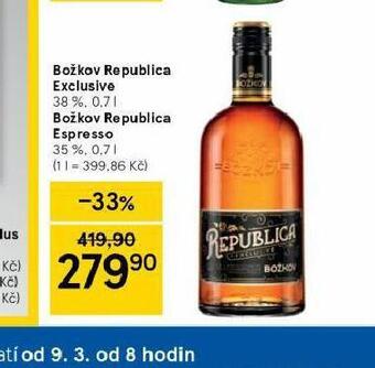 Tesco Božkov republica exclusive nabídka