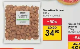 Tesco Mandle celé nabídka