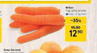 Tesco Mrkev nabídka
