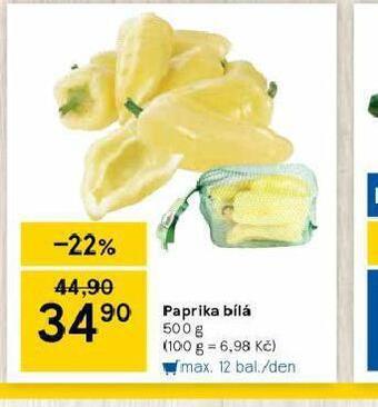 Tesco Paprika bílá nabídka