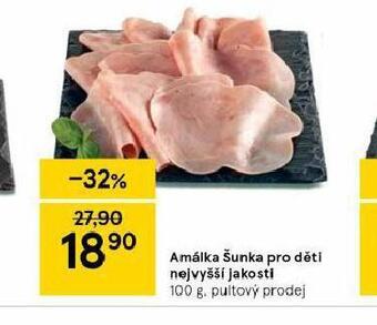 Tesco Amálka šunka pro děti nejvyšší jakosti nabídka