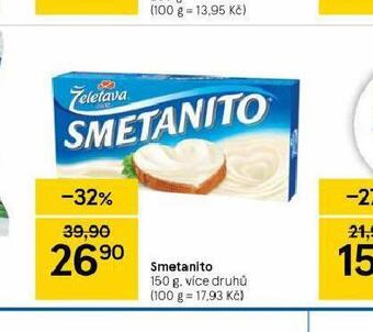 Tesco Smetanito nabídka