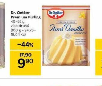Tesco Dr. oetker premium puding nabídka